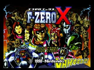 F-Zero X (Japan) Title Screen